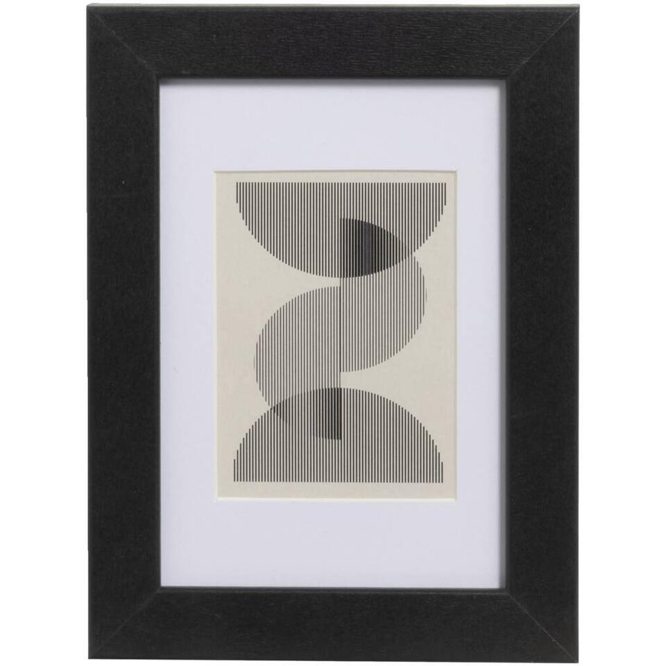 Fotolijst Haarlem - zwart - 10x15 cm