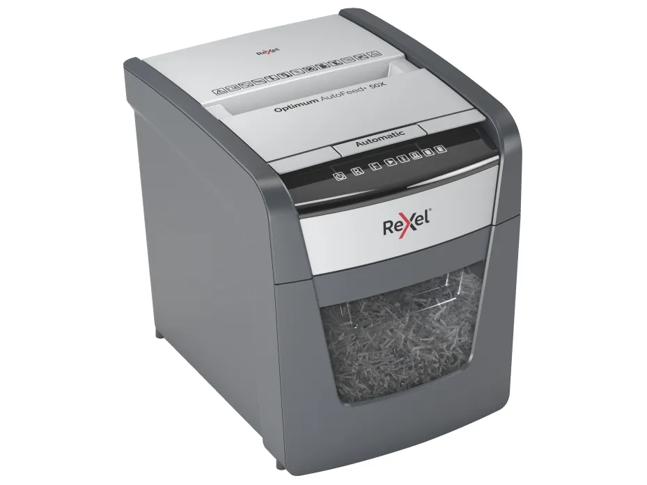 Makulator Rexel Optimum AutoFeed  50X krydsmakulering 4x28 mm (P-4)