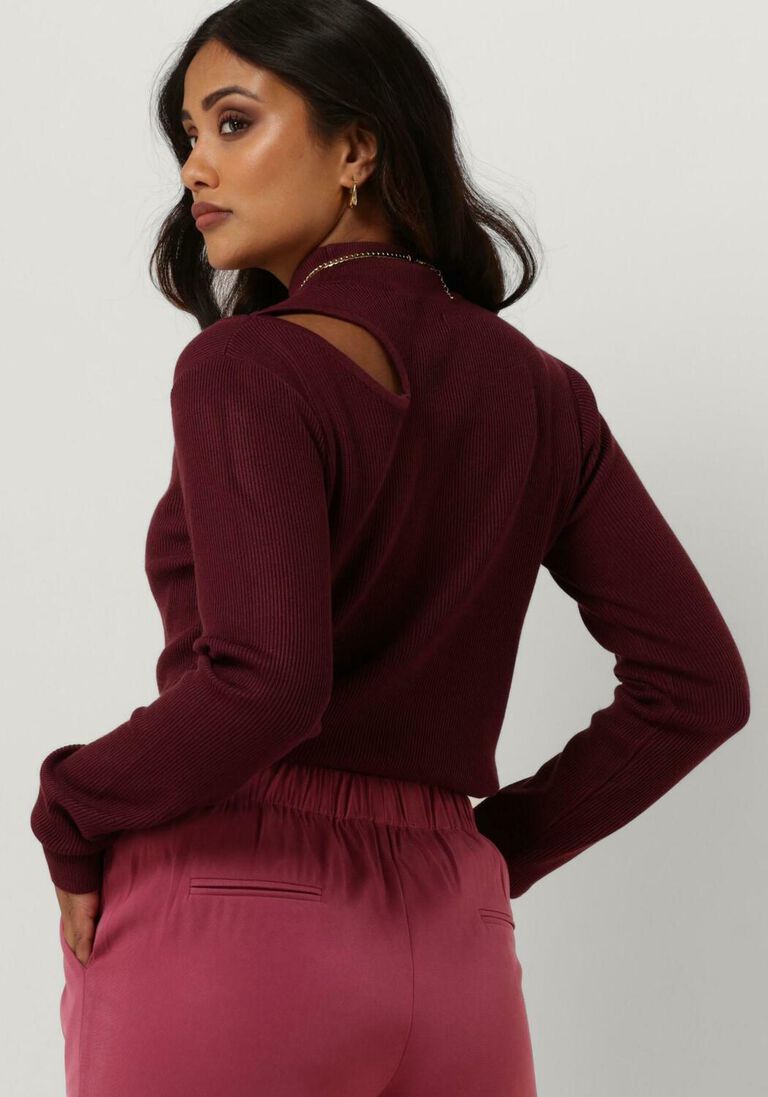 YDENCE bordeaux ydence trui knitted top kyla