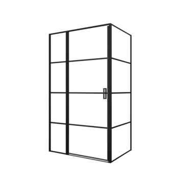 Allibert Loft Game douche 90x120x200cm zwart