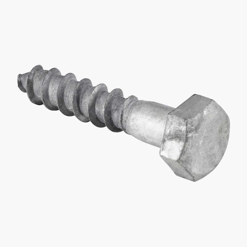 Fransk treskrue, 10 x 50 mm, 25 stk.