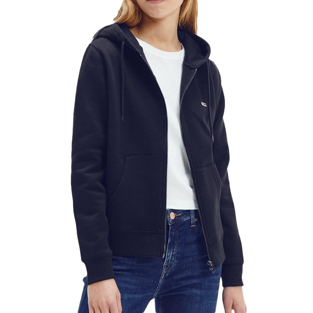 Tommy Hilfiger Sweat à Zippée Marine Femme Tommy Hilfiger Through