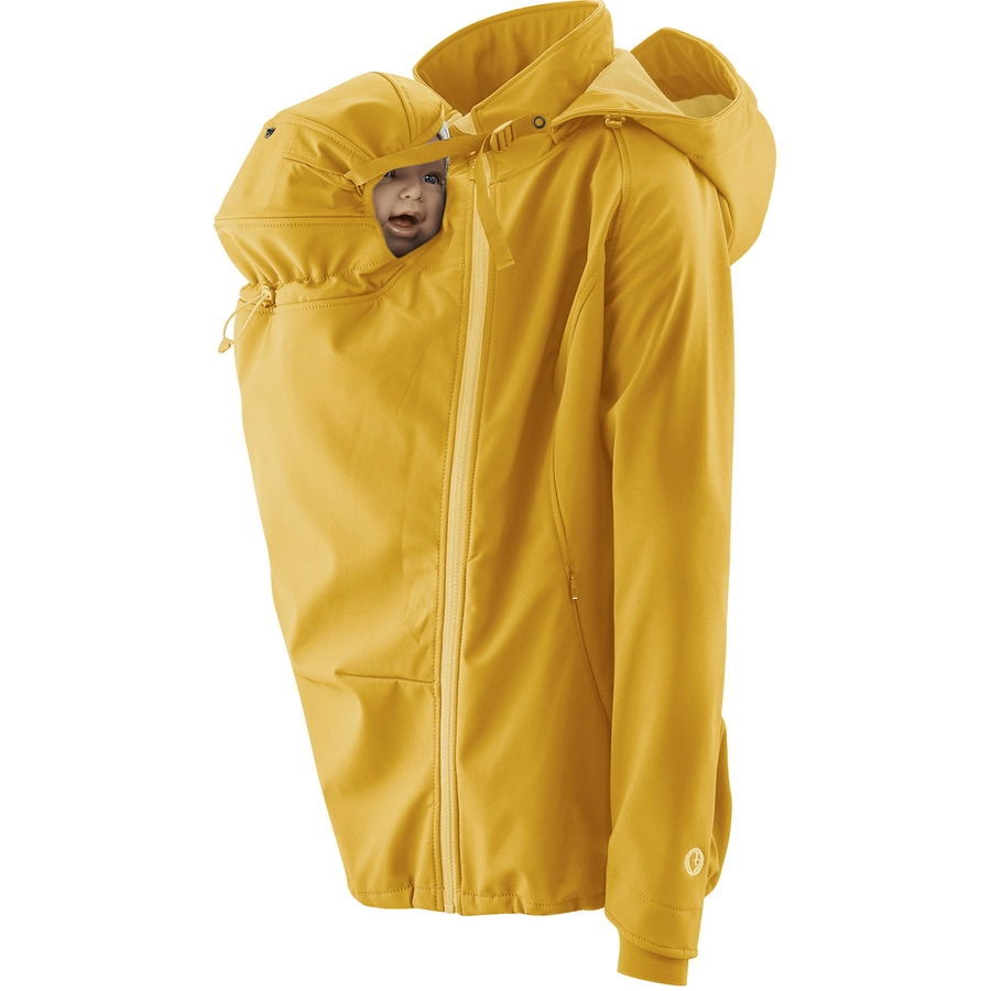 mamalila Softshell-Tragejacke Allrounder senf