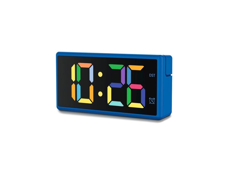 Hama Digitalwecker Ibiza Blau Wecker mit USB-Ladefunktion