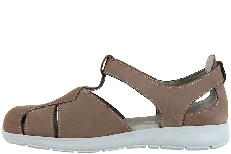 NEW FEET SANDALSKO I SANDFARVET NUBUCK