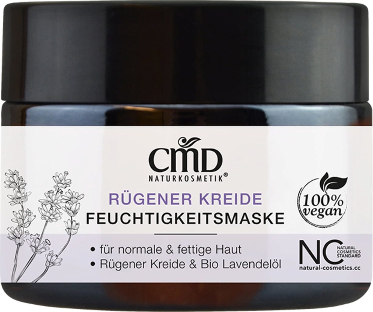 CMD Naturkosmetik  Rügener Kreide Feuchtigkeitsmaske, 50 ml