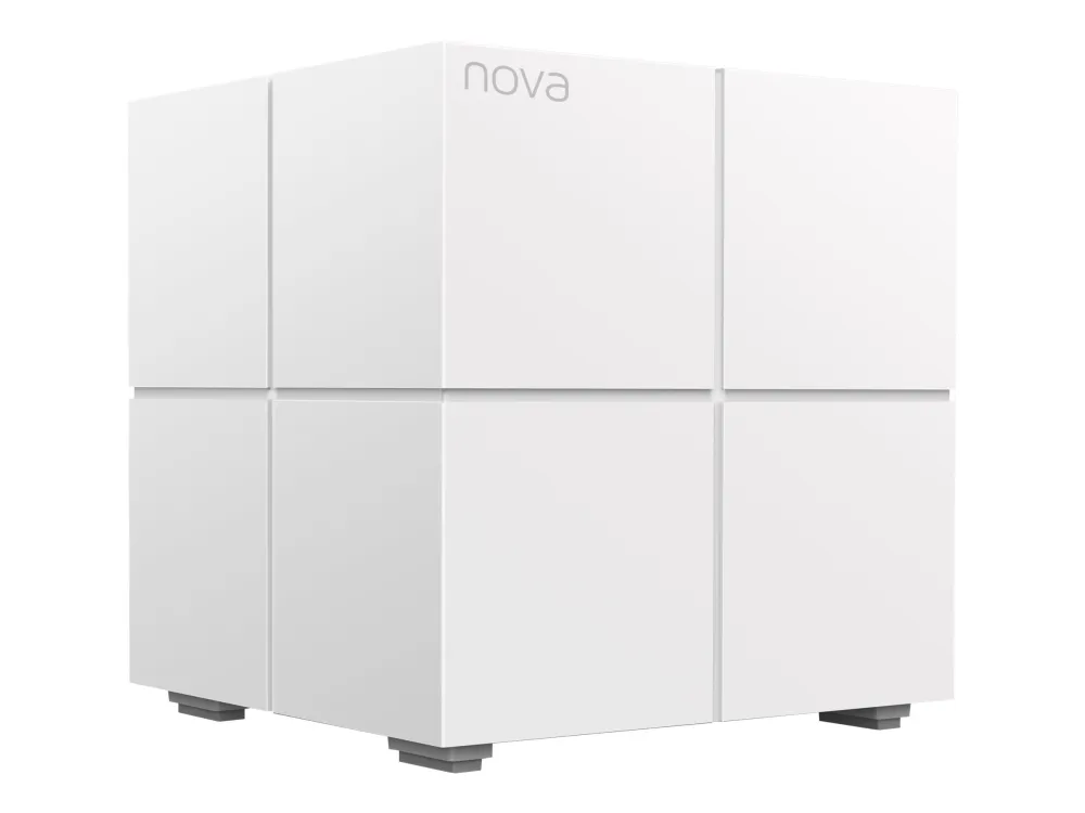 Tenda Nova MW6 - Wi-Fi-system - (3 routere) - op til 6000 sq.ft - mesh 1GbE - Wi-Fi 5 - Dual Band
