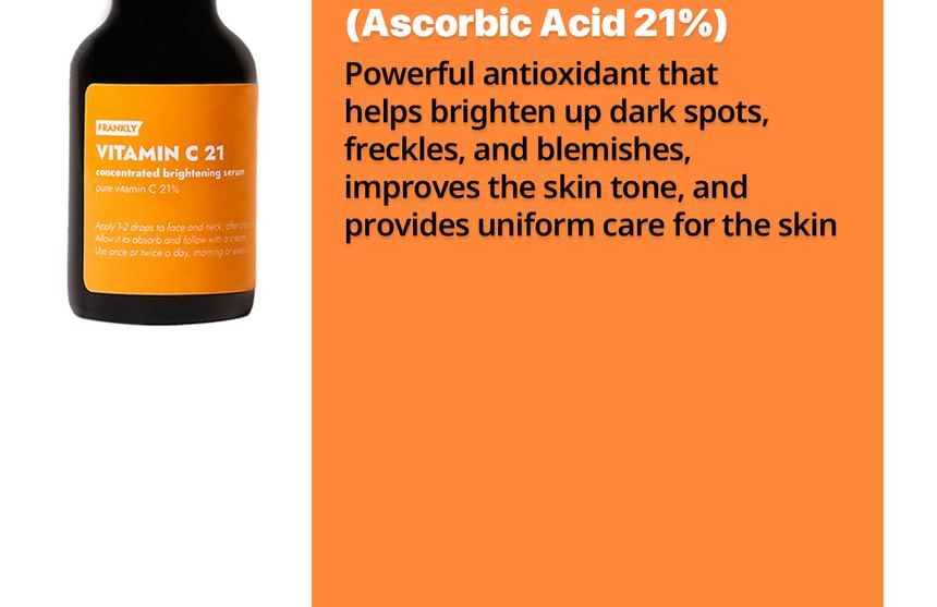 FRANKLY - Vitamine C 21 Geconcentreerd Verhelderend Serum