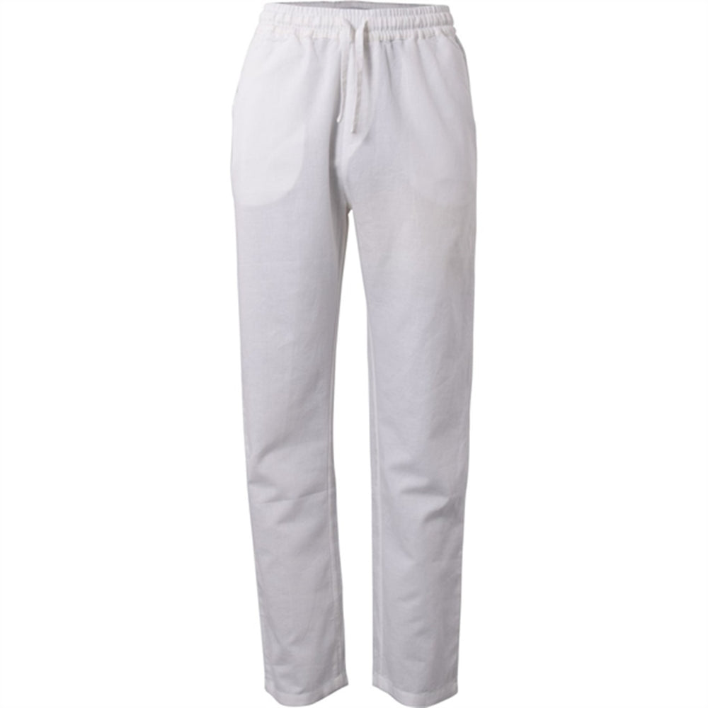 Linen-blend Bukser White - HOUNd → Luksusbaby.dk