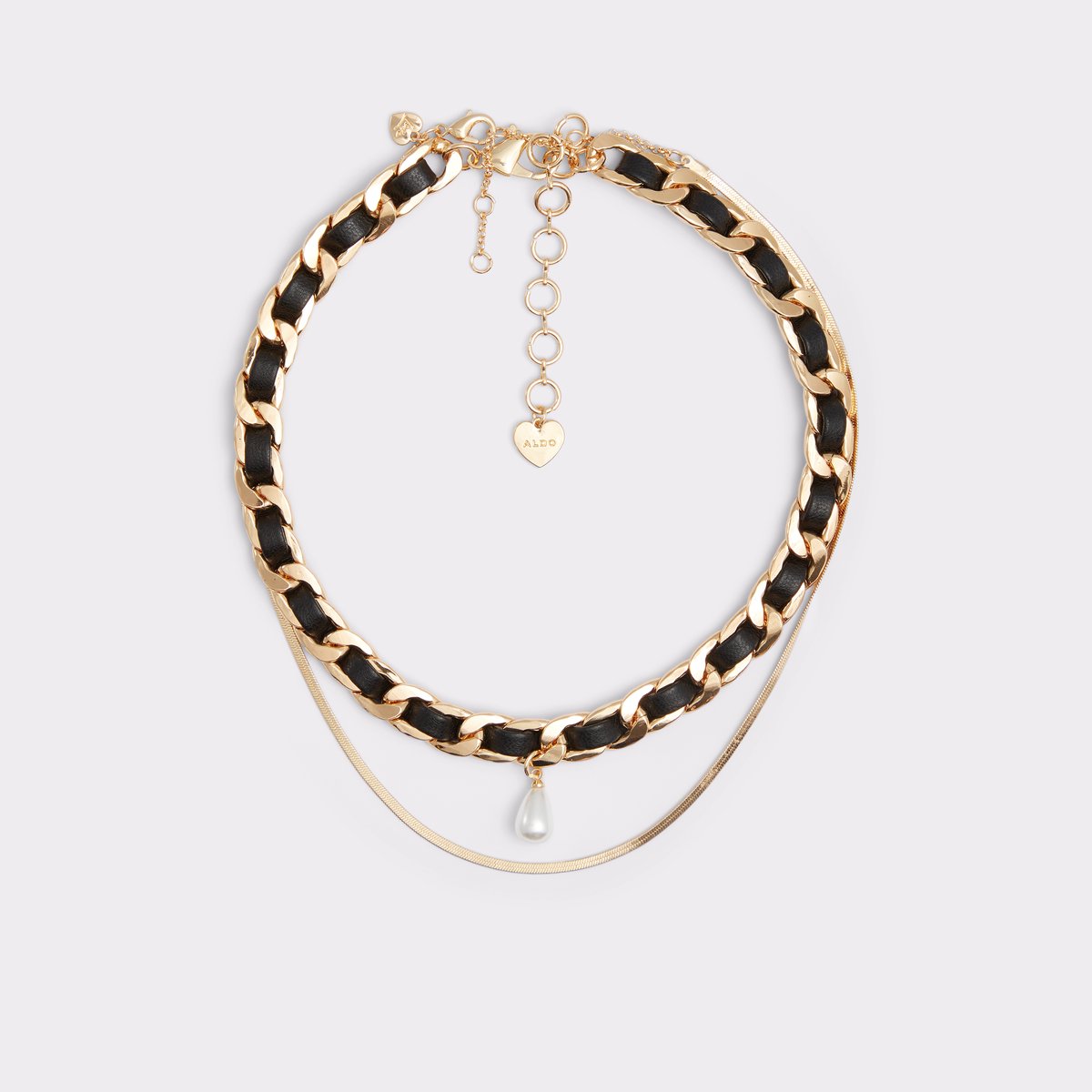 Ragar Black-Gold Multi Women Necklaces