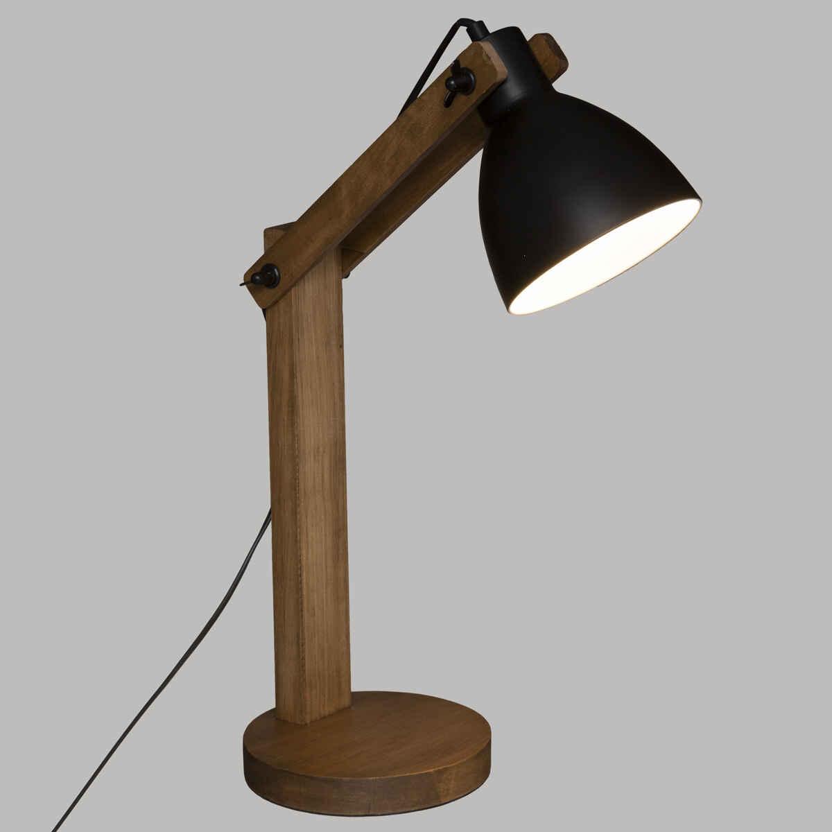 LAMPE ARC CUBA NOIR H.56CM