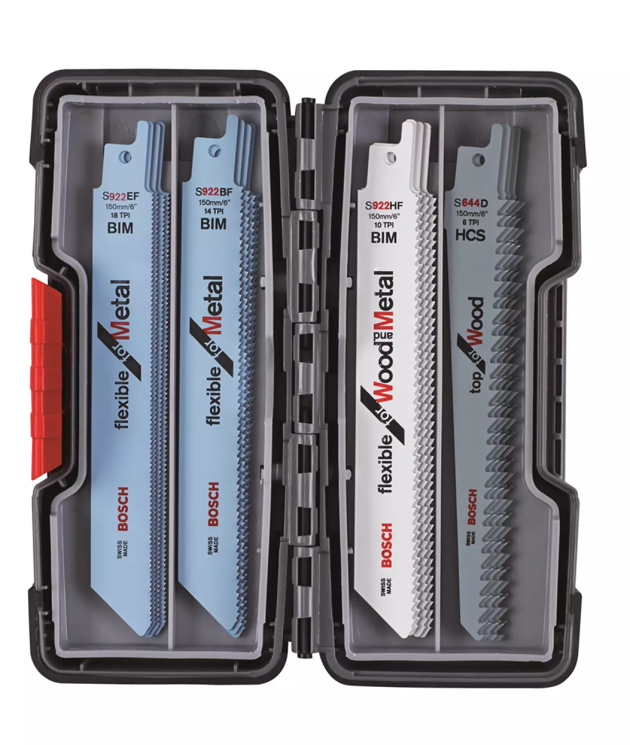 Bosch 2607010902 20 delige Reciprozaagbladen set in koffer - Hout/Metaal