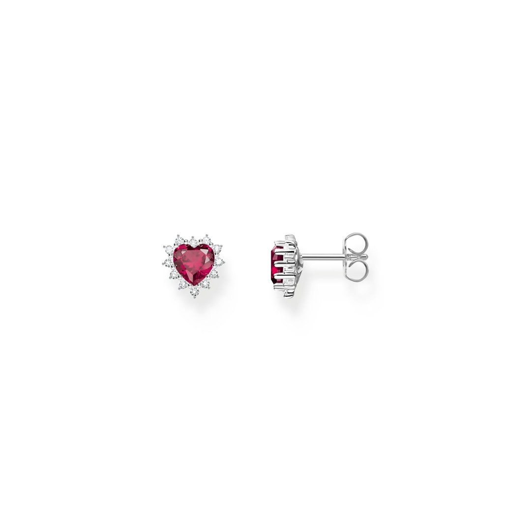 Thomas Sabo True Romance Herz-Ohrstecker Romance Silber
