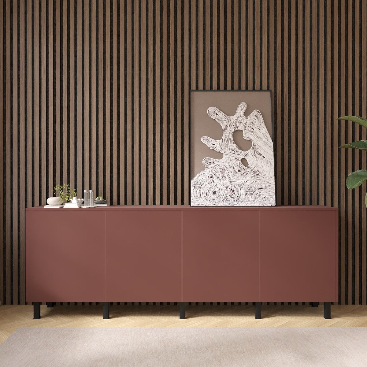 Artego Design Pastell Ayaya 243 cm Dressoir Oxydrood