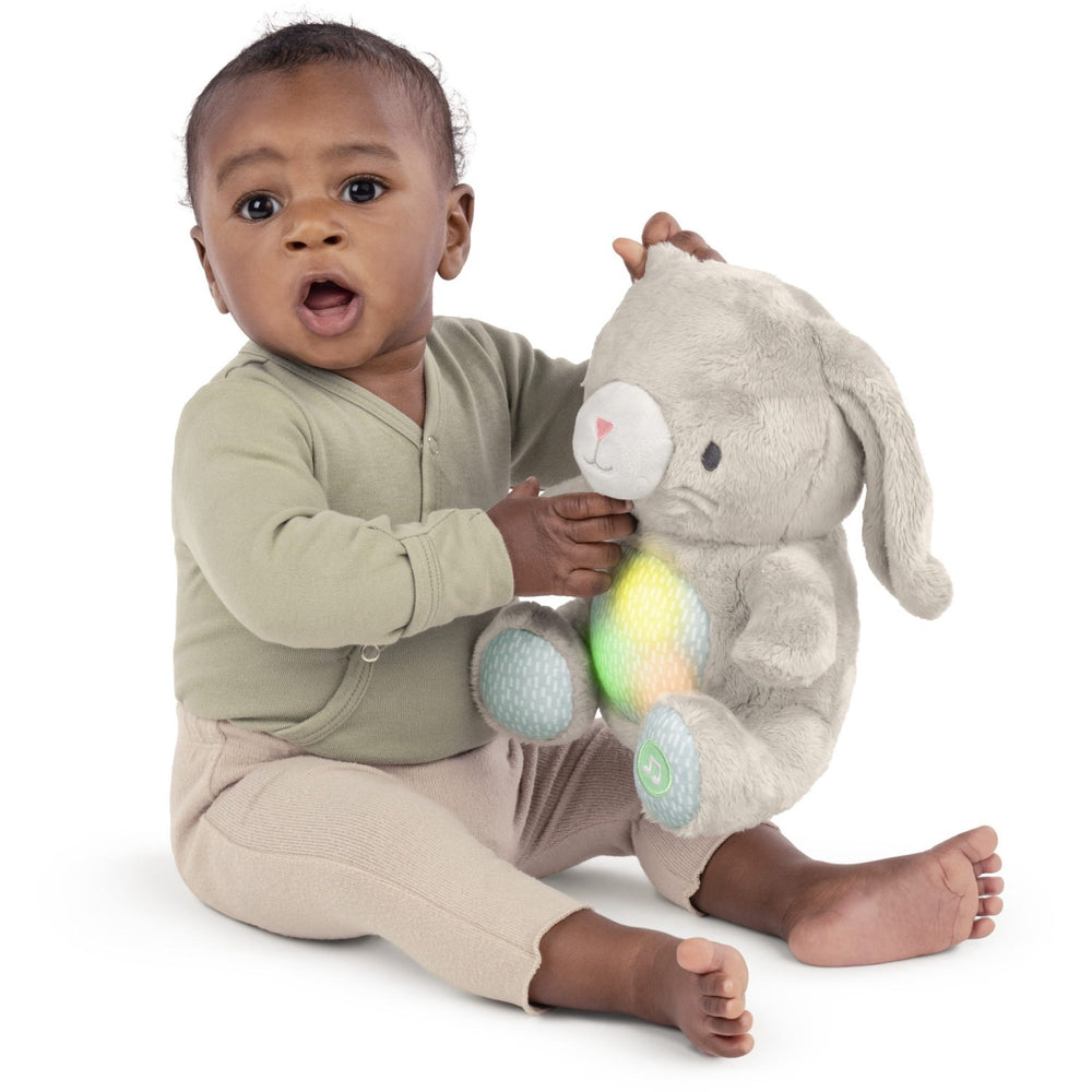Køb Ingenuity Grey Heart To Hugs™ Sylvi™ Kaninbamse Med Hjertelyd Og Lys