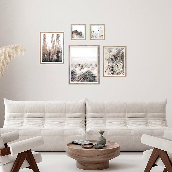 Set 5 Vinyl Way naturel Dada Art L.90 x l.69 cm