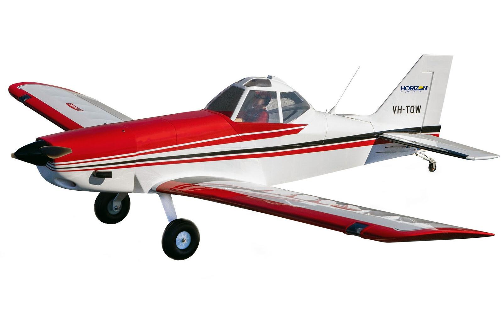 Motorflugzeug Pawnee Brave 20cc 2210 mm ARF<br>Tiefdecker ARF Bausatz für Benzin- oder Elektromotoren