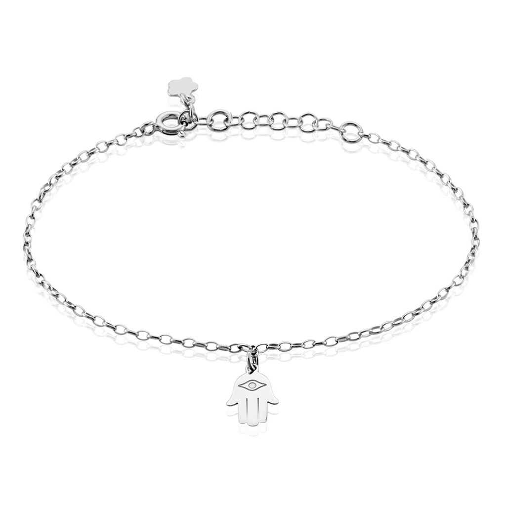 Bracelet Argent Blanc Fahem