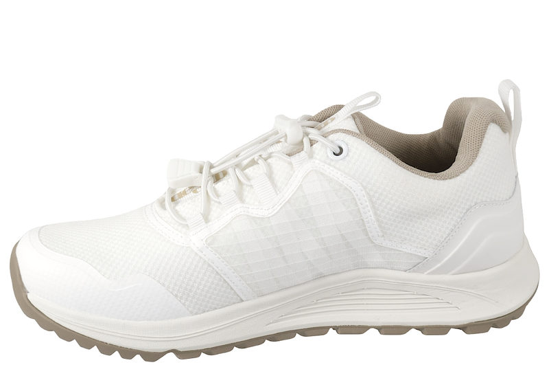 GREEN COMFORT TRACK N TRAIL TRAVESKO I HVIDT TEKSTIL