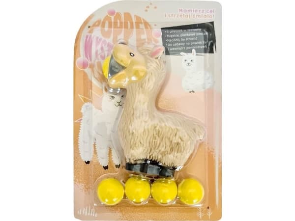Ballskytende lama squishy