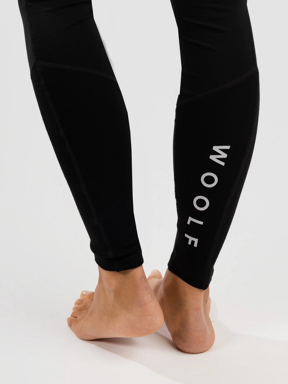 Woolf Merino Nibbi Performance Base Layer Bottoms black