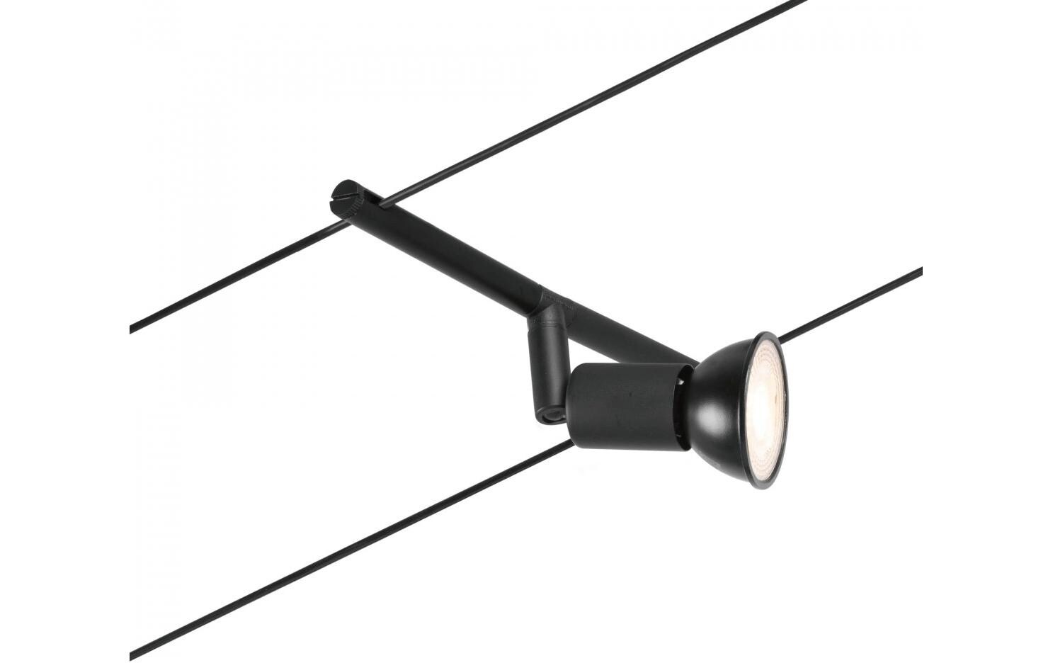 CorDuo Seilsystem Salt Basisset GU5.3 max. 5 x 10 W<br>Schienenlichtschranke