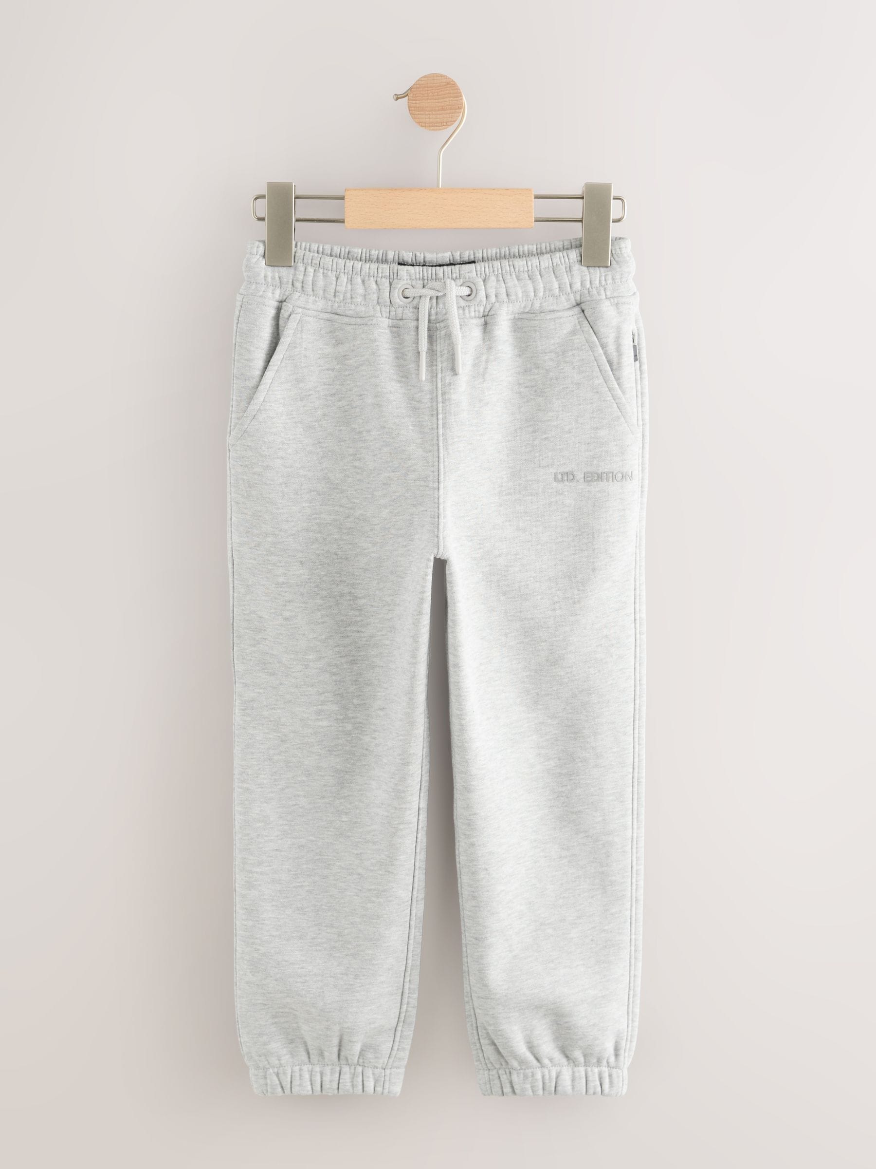 Grijs - Premium regular-fit joggingbroek (3-16jr)