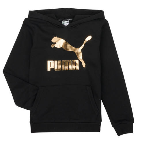 Puma - CLASSICS LOGO HOODIE - Noir