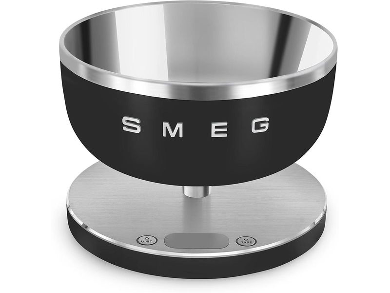 SMEG Küchenwaage KSC01 WhMWW Schwarz Küchenwaage aus Edelstahl