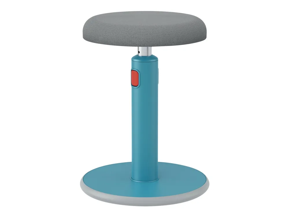 Leitz Ergo Cosy Active Sidde-stå balancestol 2-i-1 blå - højdejustering 46-79 cm
