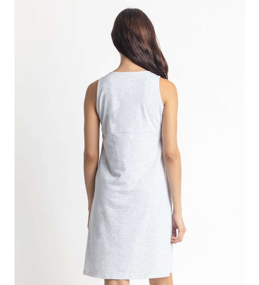Camisola romântica cinza Admas