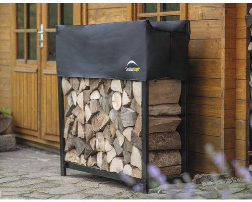 ShelterLogic brandhoutstapelhulp met deksel 120x36,3x118,9 cm
