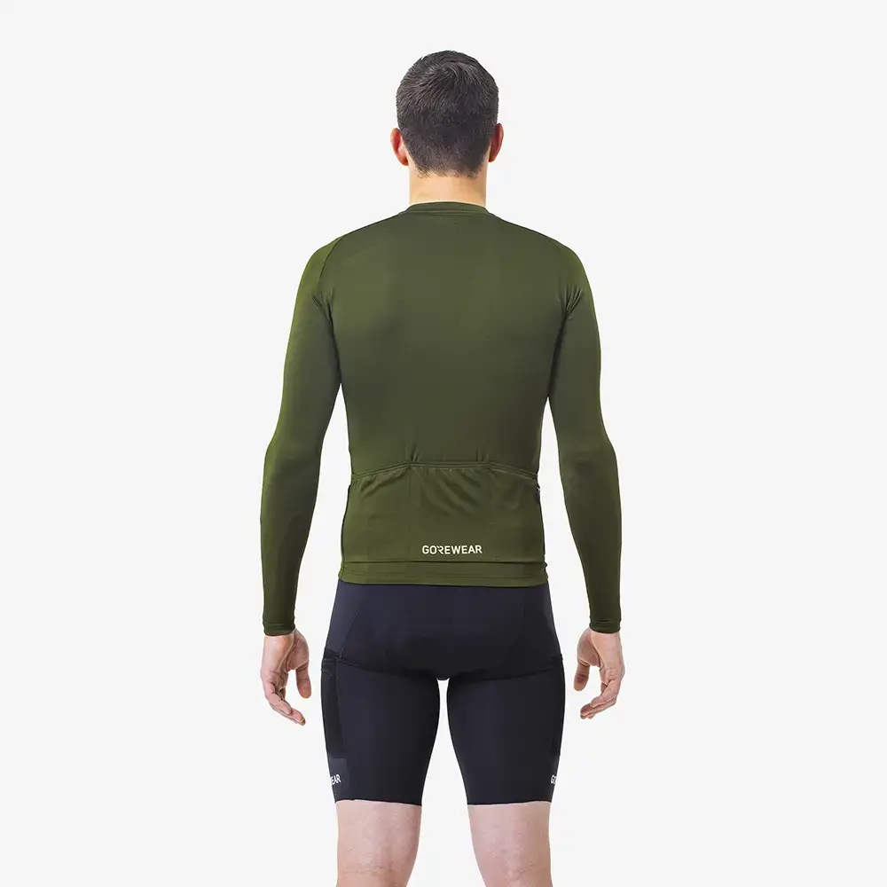 GORE Wear Spinshift Fietsshirt Lange Mouwen Groen Heren