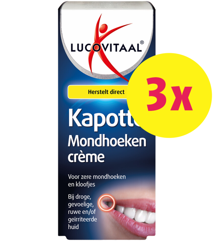 Lucovitaal Kapotte Mondhoeken Crème 45ml