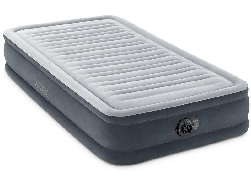 Intex Luftbett Dura Beam Deluxe Twin 99 x 191 x 33 cm Luftbett mit integrierter Pumpe