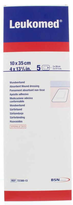 Leukomed Wondverband 10.0 x 35 CM Steriel 5 Stuks