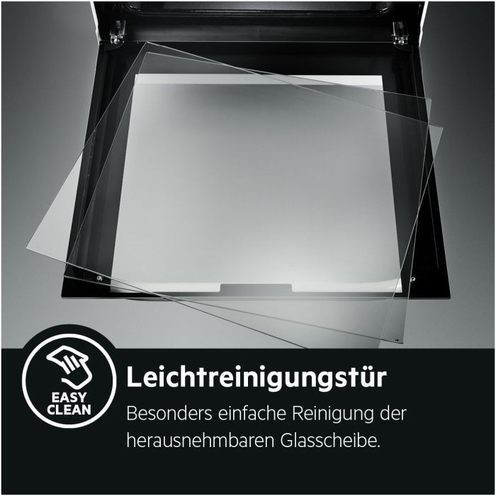 AEG Stand-Elektroherd mit Glaskeramik-Kochfeld CCB644FHBW Weiß