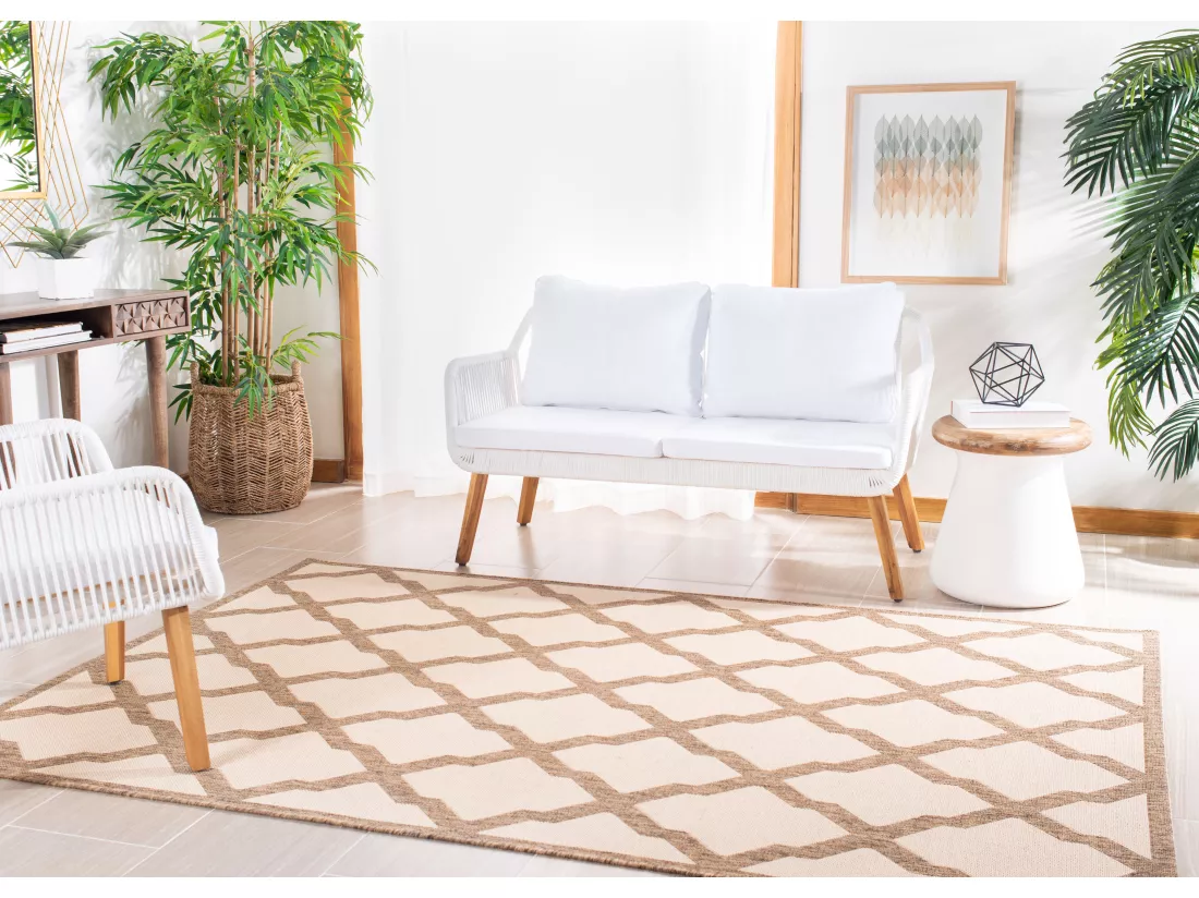 Tapis Cream & Beige 79 X 152 cm - Lewine