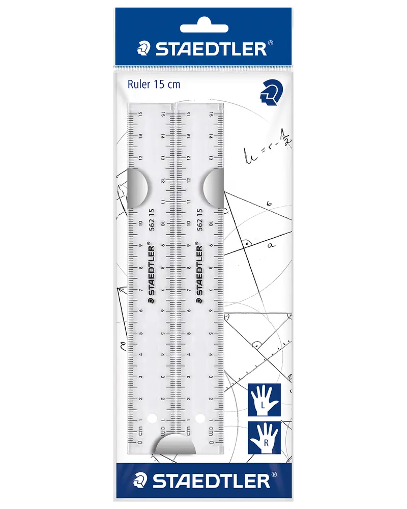 Staedtler Lineal 15 cm 2-pak