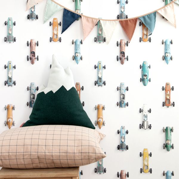 Studio Ditte Raceauto Behang - Blauw