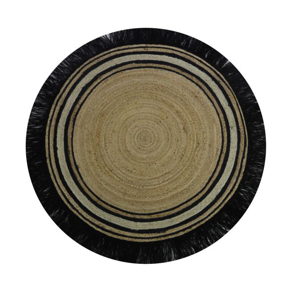 Tapis Petit Round Tess Vloerkleed 110 x 110 cm Rust