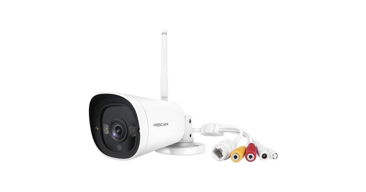 FoscamG4C, 2K Starlight WiFi buiten beveiligingscamera  (Wit)
