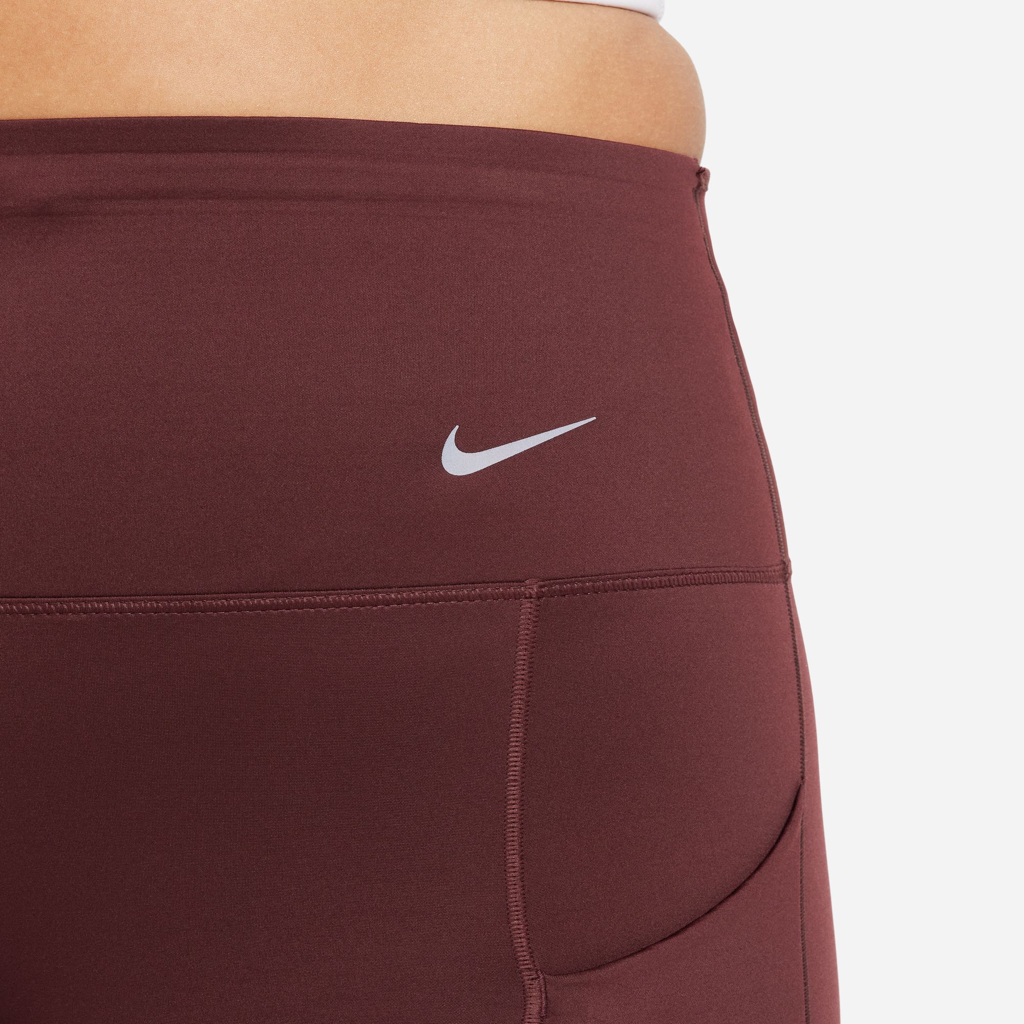 Go High Waist Tights Dame 652/Burgundy Crush/Black