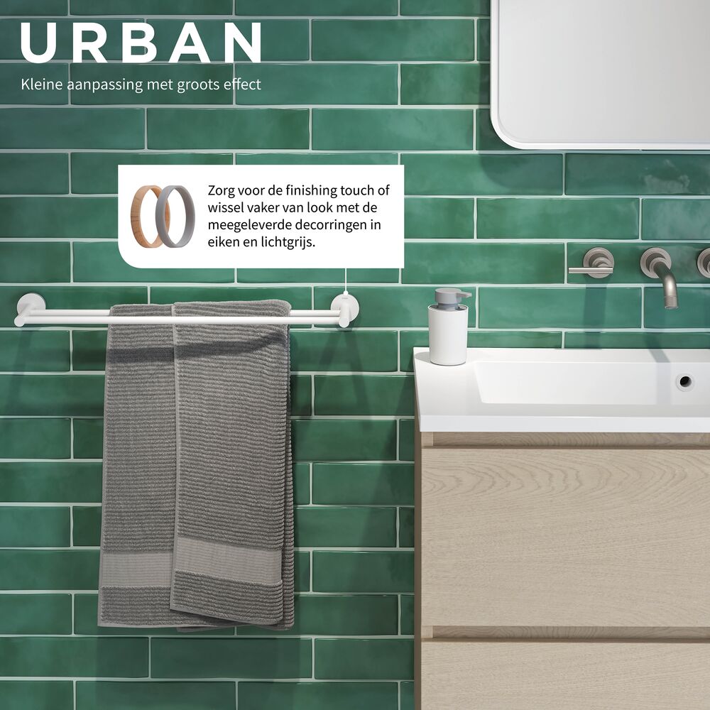 Tiger Urban Handdoekrek - Wit
