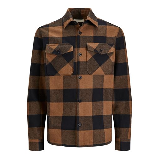 Jack&Jones Roy Check Overshirt, Elmwood, M