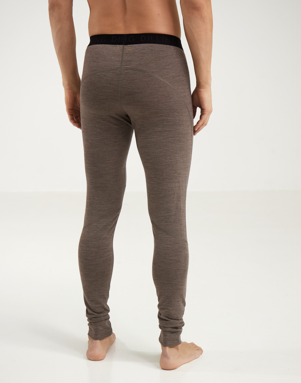 Legging van merinowol voor heren in Ijsblauw