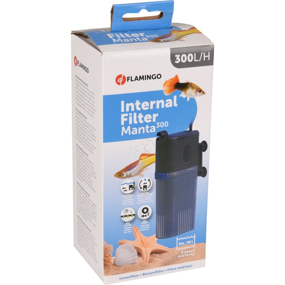 Pompe manta 300 pour aquarium 300 litres/heure maxi