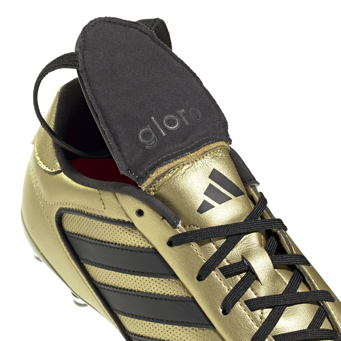 Adidas Copa Gloro II Gras Voetbalschoenen (FG) Goud Zwart Donkerrood