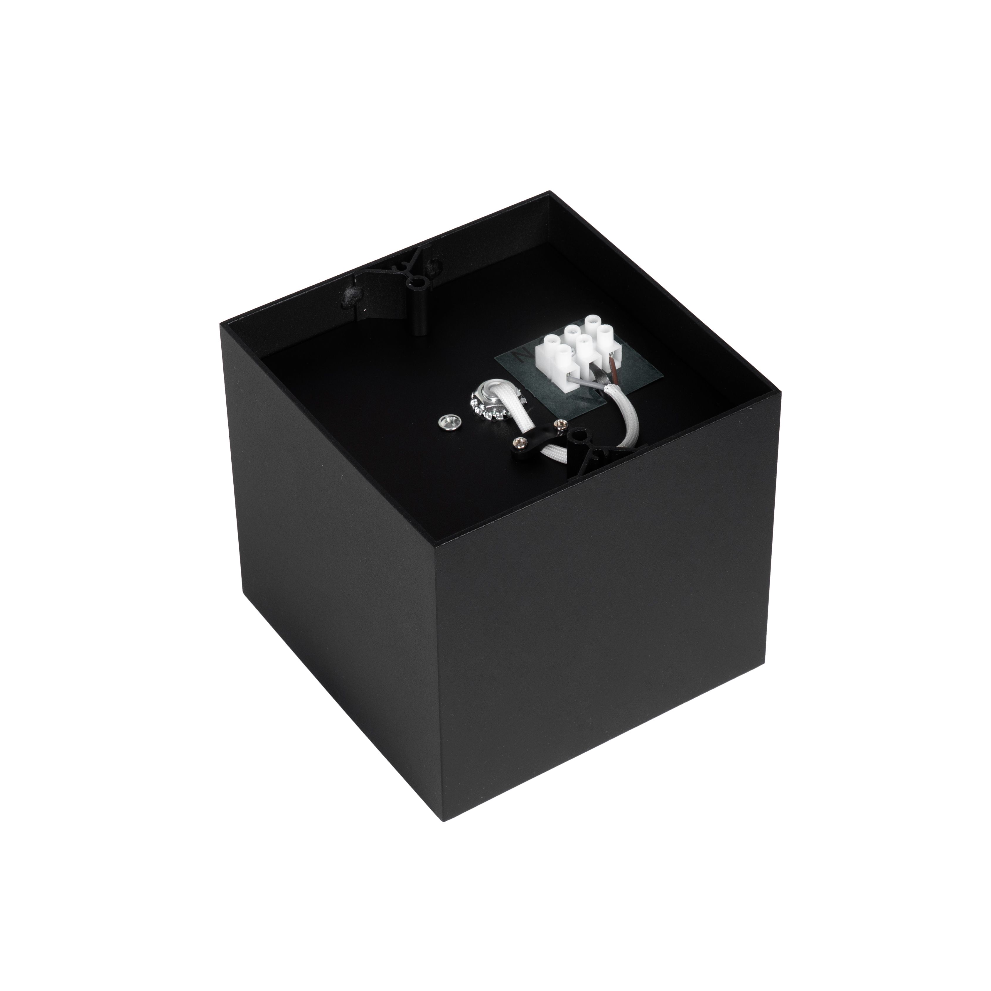 Design spot zwart vierkant AR111 - Box