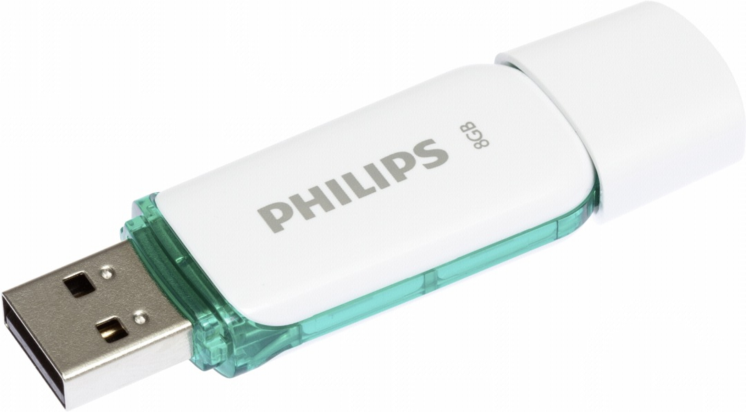 (8GB) Snow Edition USB 2.0 Speicher Stick Flash Drive (FM08FD70B/00) - Weiss